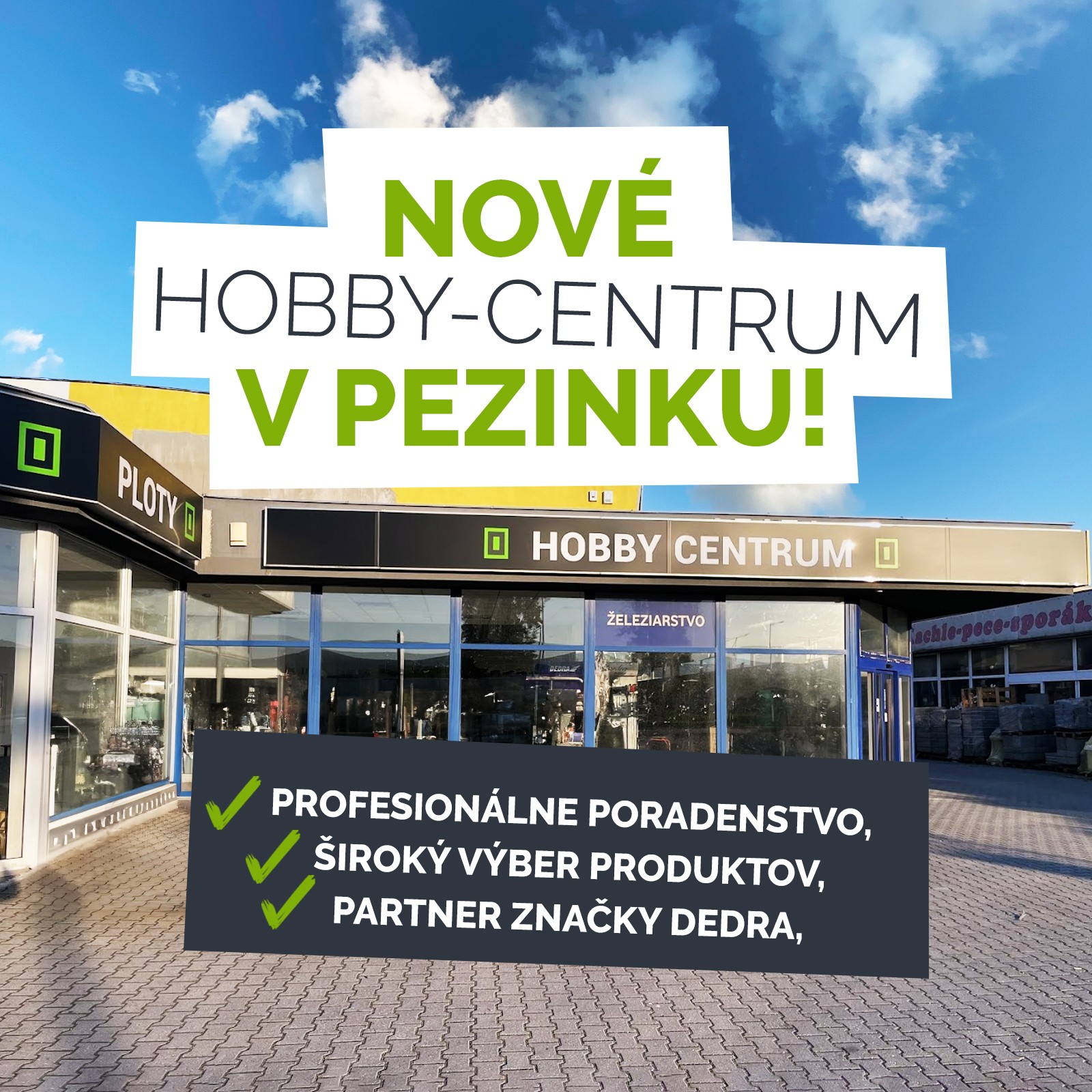 Nov&eacute; hobby-centrum v Pezinku